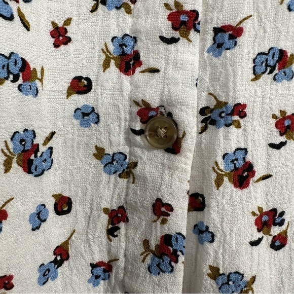 The Nines by Hatch maternity dress, medium, floral, button front, spring‎ - Picture 3 of 10